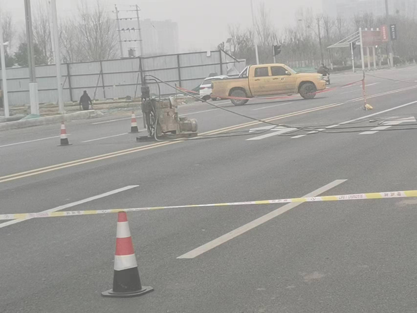 高邮公路路基沉陷注浆